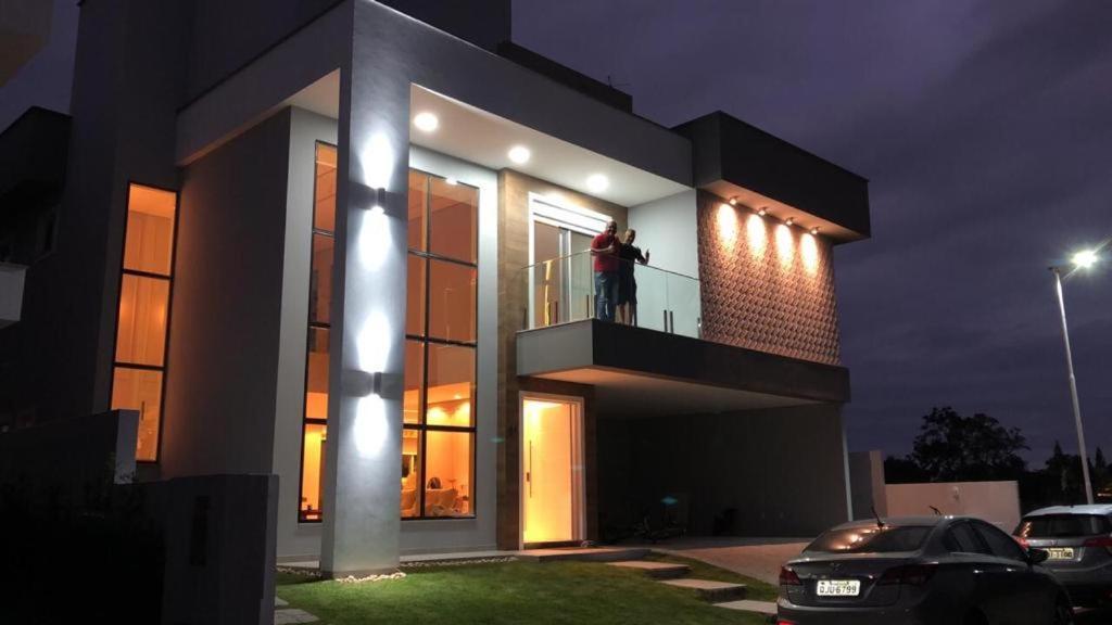 Casa Luxo Com Piscina A 500 Metros Da Praia Флоріанополіс Екстер'єр фото